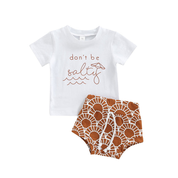 Blusa Blanca con Estampado de Letras