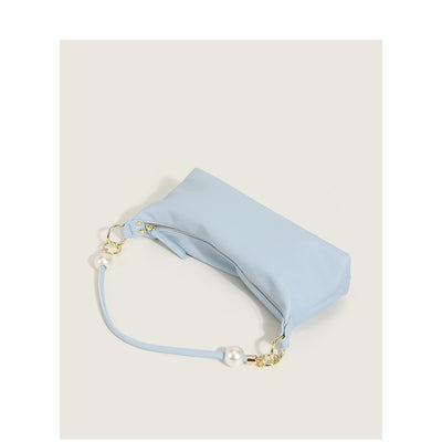 Bolso de Hombro Minimalista Perla con Textura Acolchada - Image 8