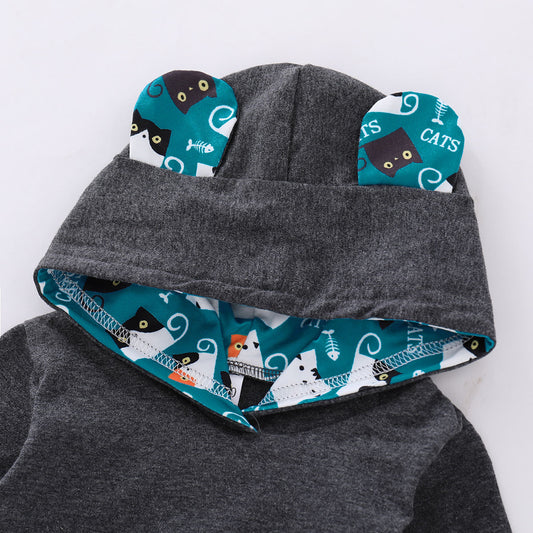 Conjunto de Ropa con Estampado de Gatos - Image 2
