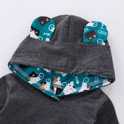 Conjunto de Ropa con Estampado de Gatos - Image 2