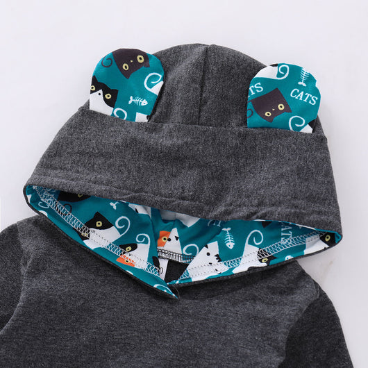 Conjunto de Ropa con Estampado de Gatos - Image 2