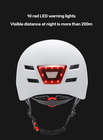 Casco Inteligente con Luz LED de Seguridad para Ciclismo y Deportes Urbanos - Image 7