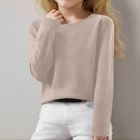 Suéter Cuello Redondo Versátil para Otoño e Invierno - Image 17