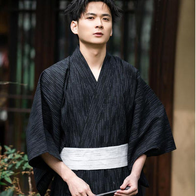 Bata Kimono Japonesa para Hombre - Comodidad de Verano - Image 4