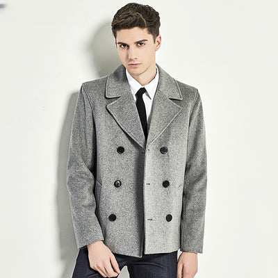 Abrigo Negro Casual para Hombre - Estilo Moderno y Versátil - Image 3