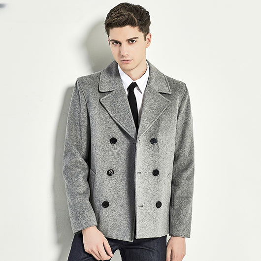 Abrigo Negro Casual para Hombre - Estilo Moderno y Versátil - Image 3
