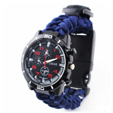 Reloj de Supervivencia Multifuncional con Brújula, Termómetro y Kit de Rescate - Image 12