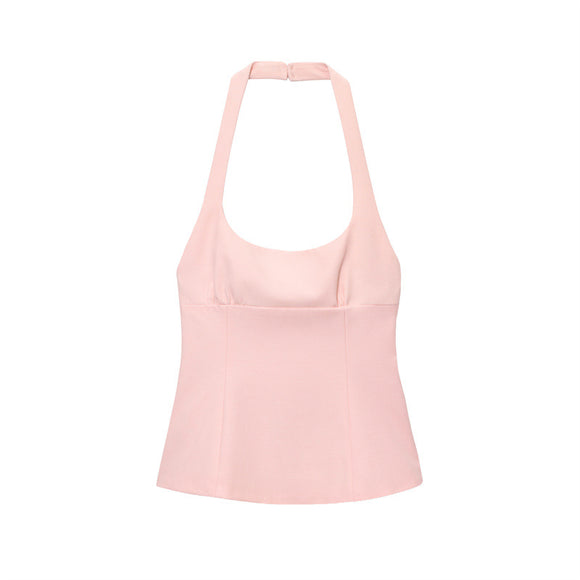 Blusa Halter con Moño Elegante - Colección Verano Mujer