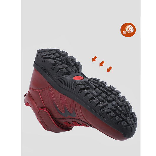 Zapatos de Cuero Cálidos e Impermeables para Adultos Mayores - Image 19