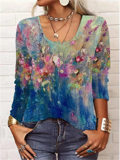 Playera Personalizada con Flores - Estilo Casual Moderno - Image 11