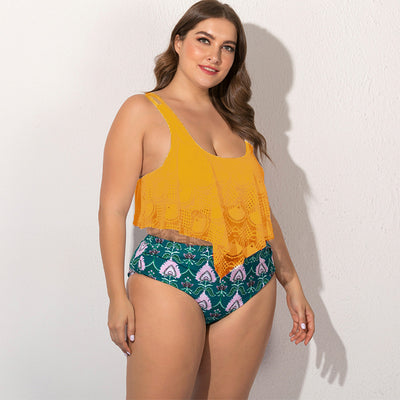 Bikini Talla Grande con Diseño Dividido - Image 5