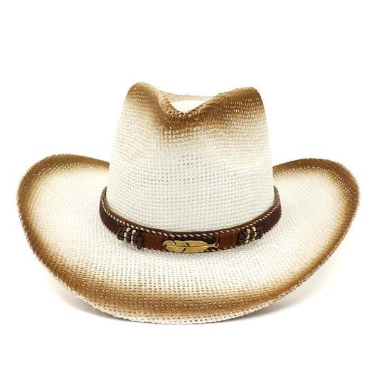 Sombrero Vaquero Estilo Western con Diseño Spray Paint para Playa - Image 18
