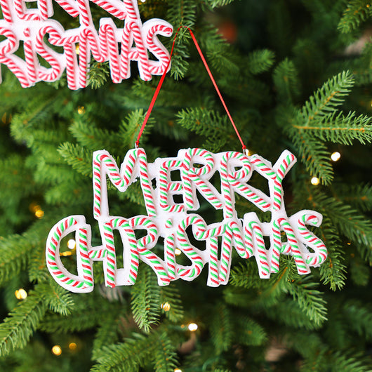 Adornos Navideños de Arcilla Polimérica con Letras Personalizadas - Image 3