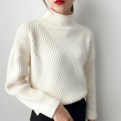 Suéter Holgado Cuello Alto Medio para Mujer - Image 8
