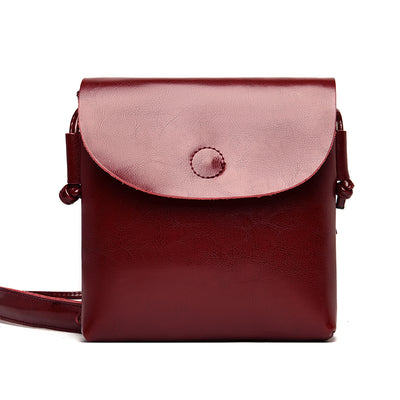 Bolso Mensajero de Cuero Suave para Mujer - Estilo Contemporáneo - Image 6