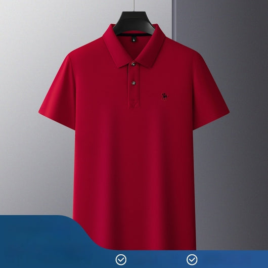 Polo de Algodón Piqué Mercerizad Doble Tejido con Cuello Solapa para Hombre - Image 8