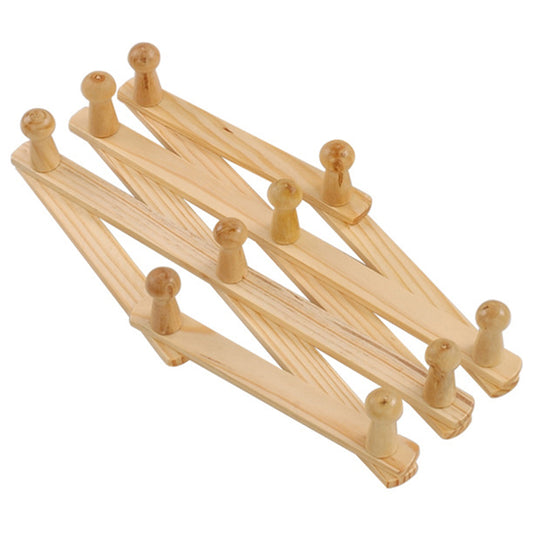 Perchero Extensible de Madera para Armario