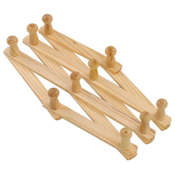 Perchero Extensible de Madera para Armario