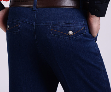 Jeans Elásticos para Hombre Mayor - Cintura Cómoda y Ajuste Holgado - Image 7
