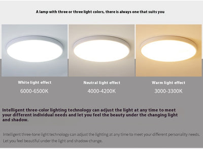 Lámpara de Techo LED Redonda Minimalista para Sala de Estar - Image 47