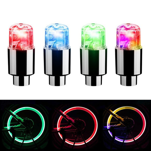 Luces LED Neon para Válvulas de Rueda - Auto, Moto y Bicicleta
