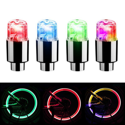 Luces LED Neon para Válvulas de Rueda - Auto, Moto y Bicicleta