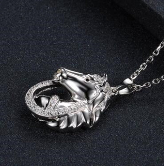 Dije Caballo al Éxito - Collar Zodiacal Patrón Celestial para Hombre - Image 8