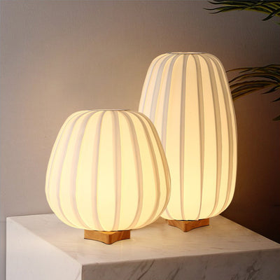 Lámpara de Mesa de Madera Estilo Japonés - Luz Cálida para Dormitorio y Estudio - Image 4