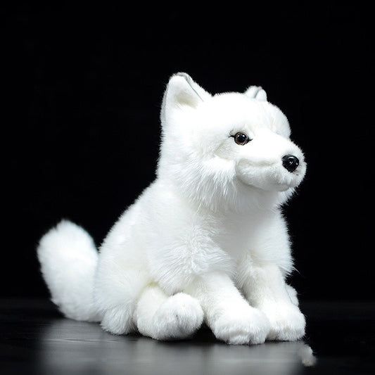 Peluche Zorro Ártico Blanco - Juguete de Simulación Premium