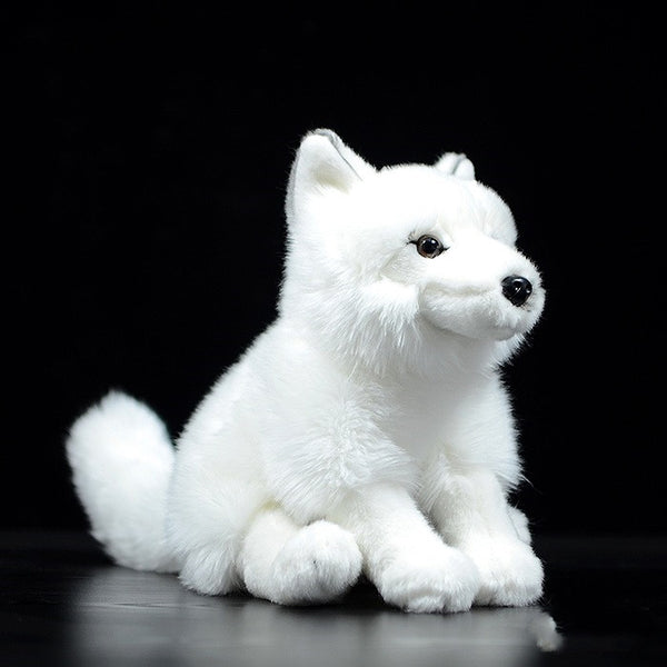 Peluche Zorro Ártico Blanco - Juguete de Simulación Premium