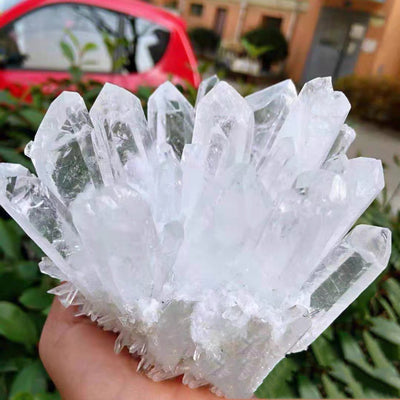 Racimos de Cristal Blanco Natural - Especímenes de Minerales Auténticos - Image 8