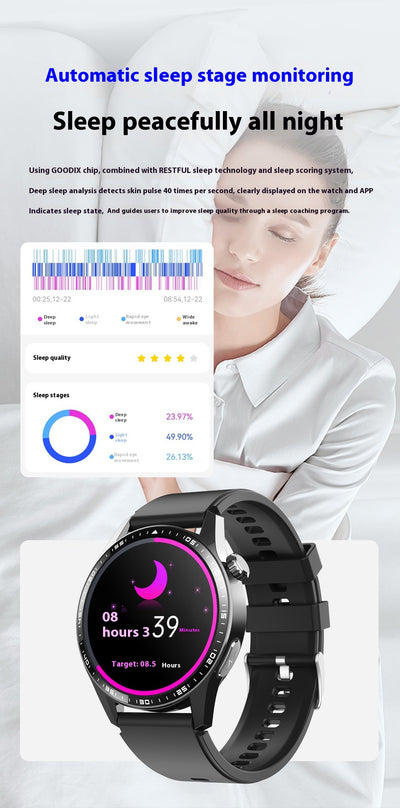 Pulsera Inteligente con Monitor de ECG y Glucosa - Control de Salud 24/7 - Image 45