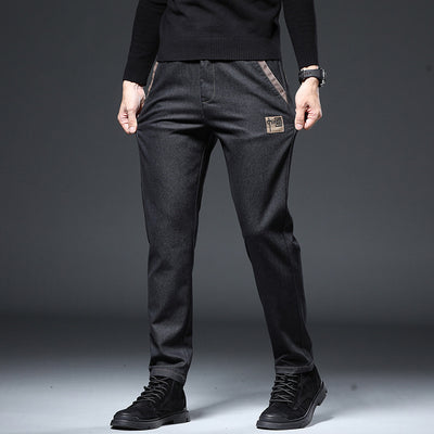 Pantalones Slim Straight con Bordado para Hombre - Image 4