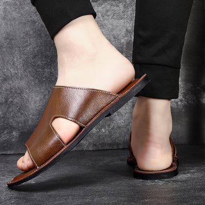 Pantuflas de Cuero para Hombre con Suela Antideslizante y Desodorante - Image 14