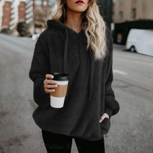 Sudadera Polar Mujer con Cierre y Bolsillos - Abrigo Térmico Otoño Invierno - Image 20