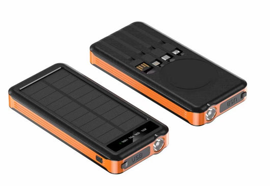 Cargador Solar Portátil Resistente al Agua con Cable - Image 8