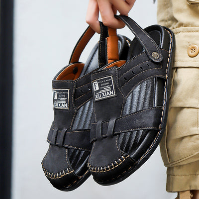 Sandalias Deportivas de Cuero para Hombre Talla Grande - Image 7