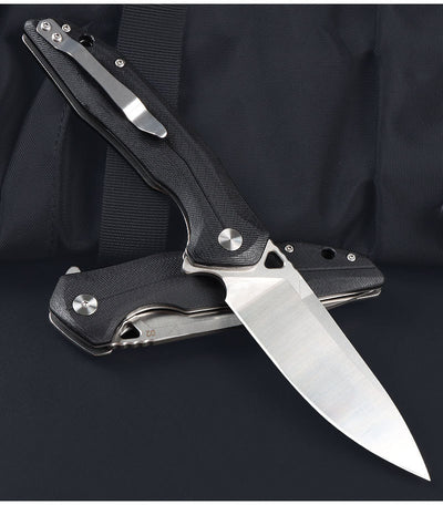 Cuchillo Plegable Táctico D2 Portátil para Autodefensa - Image 13