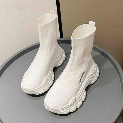 Botas Deportivas de Suela Gruesa con Altura Aumentada y Tecnología Flyknit - Image 7