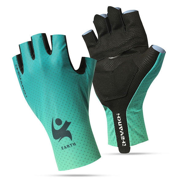 Guantes de Ciclismo para Hombre y Mujer Medio Dedo Antideslizantes para Primavera y Verano