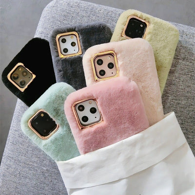 Funda para Celular Conejo de Peluche
