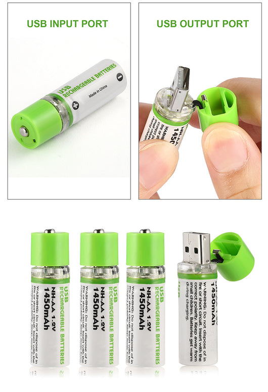Batería Recargable USB 1.5V - Energía Sostenible y Reutilizable - Image 14