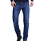 Jeans Slim Straight con Cintura Cómoda y Tela Elástica