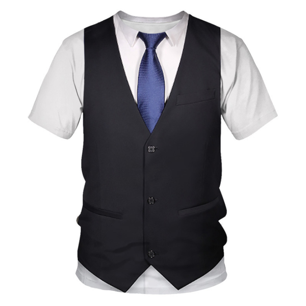 Camiseta Uniforme Chaleco con Impresión 3D Digital