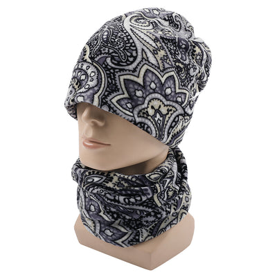 Gorro Tejido de Cuello Alto Espiral - Abrigo Versátil para Exteriores - Image 36