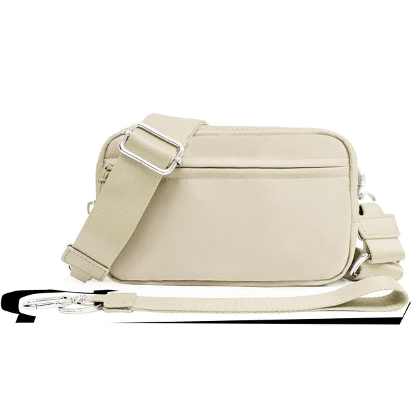 Bolsa Crossbody Impermeable de Doble Capa para Hombre