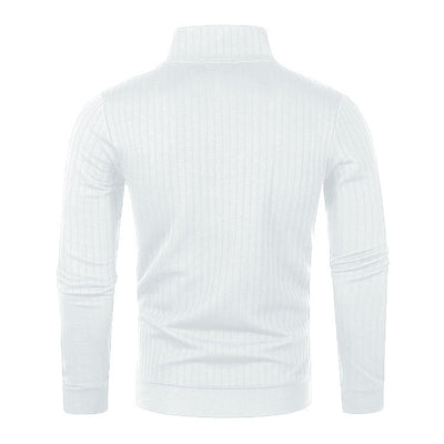 Suéter de Cuello Alto con Cierre para Hombre - Comodidad Casual - Image 49