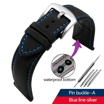 Correa de Reloj Nylon Canvas Tiansuo Haixing para Hombre - Image 9