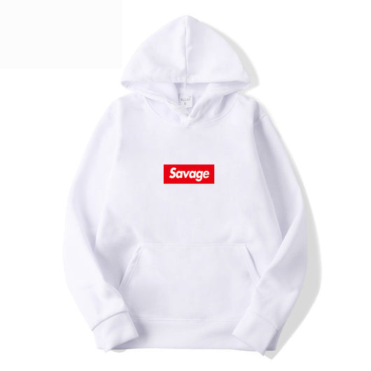 Sudadera con Capucha SAVAGE Estilo de Pareja - Diseño Estampado con Forro Polar - Image 22