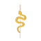 Women's Fashion Personality Simulated Snakes Ear Hanging 01 Imitation Dorado 3207